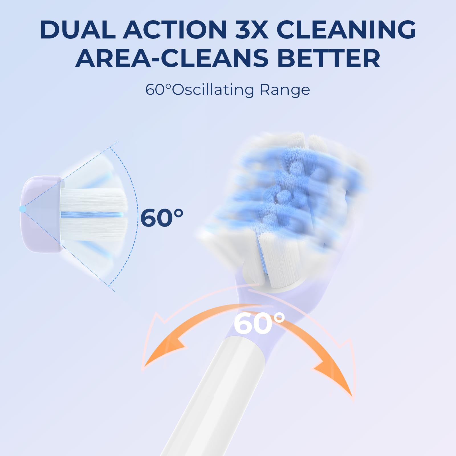 Side view of XOKK Sonic Electric Toothbrush