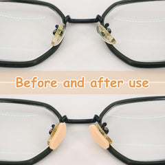 Nose pads compatible with metal, resin, sunglasses and reading glasses