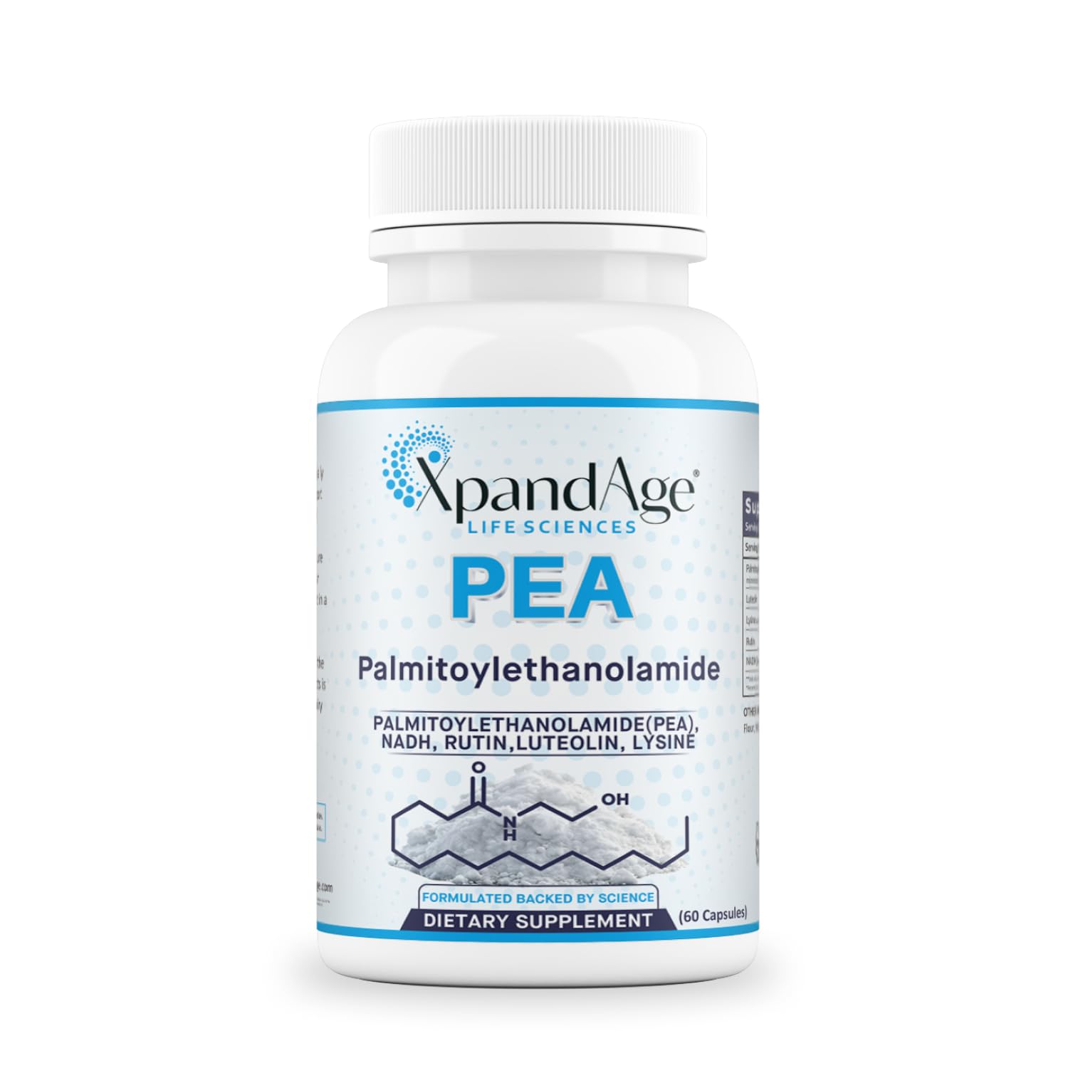 XpandAge Palmitoylethanolamide micronized PEA capsule