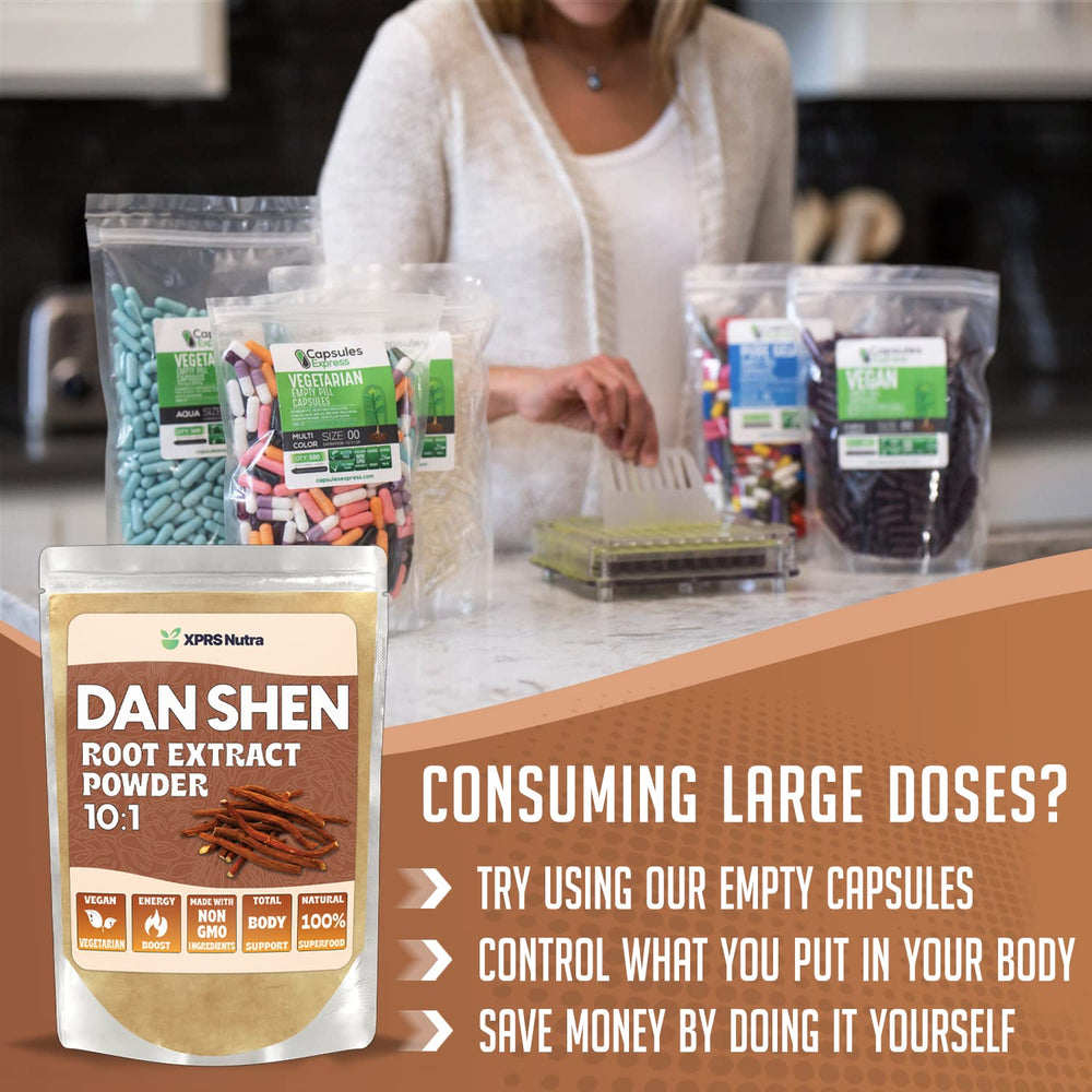 Dan Shen powder 16 oz bag with 10:1 concentrate