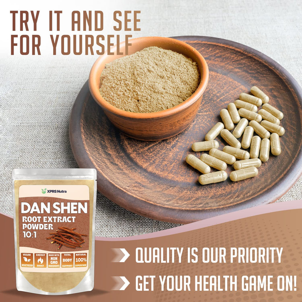 Serving ideas for Dan Shen powder in shakes