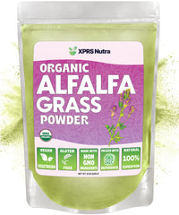 XPRS Nutra Organic Alfalfa Powder 8 oz front view