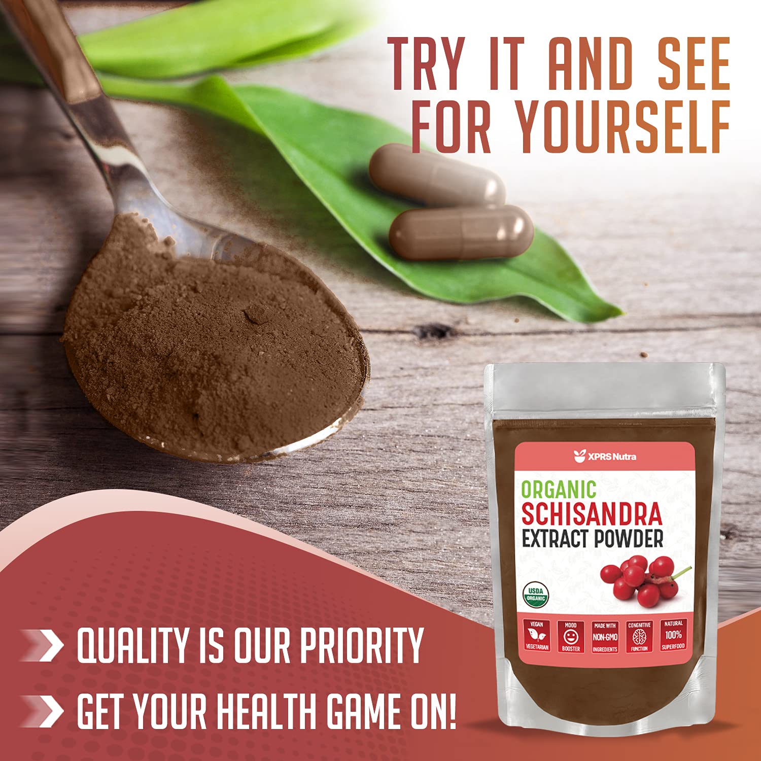 Using Schisandra powder with empty capsules