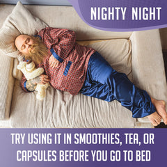 Powder being poured into liquid for shake