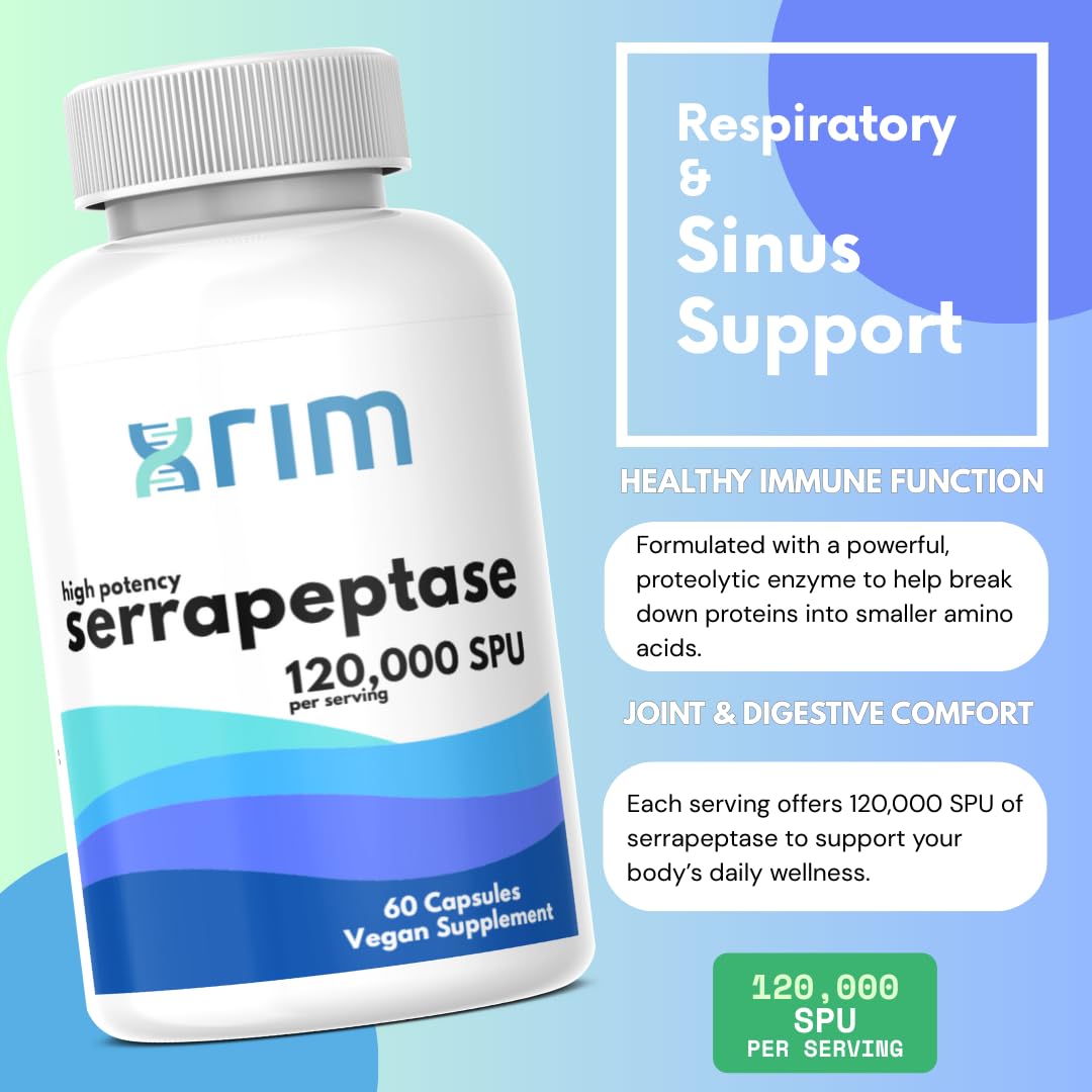 Enteric-coated Serrapeptase capsules
