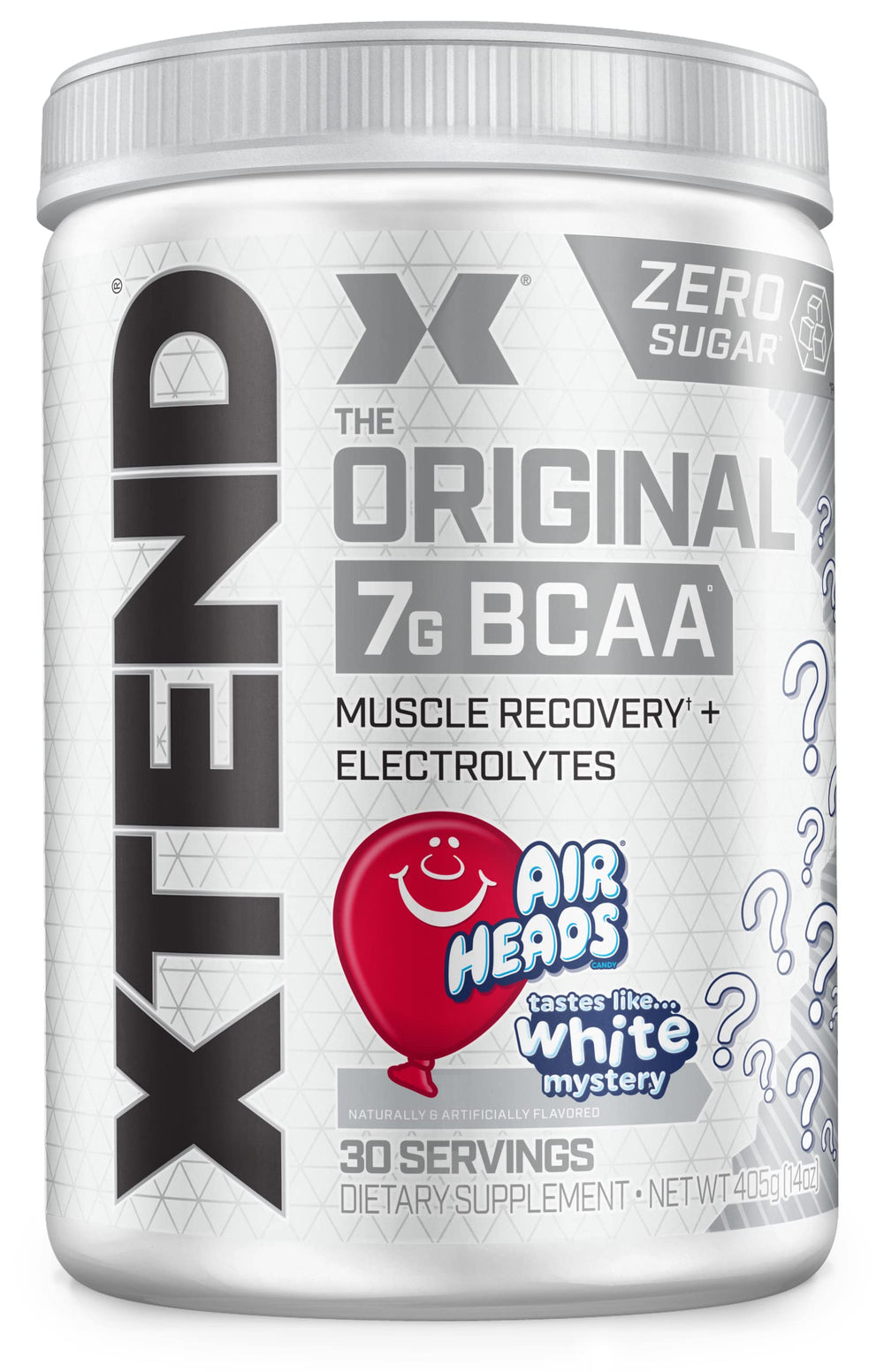 Xtend AirHeads Candy BCAA bottle pour shows sugar-free recovery support on the go.