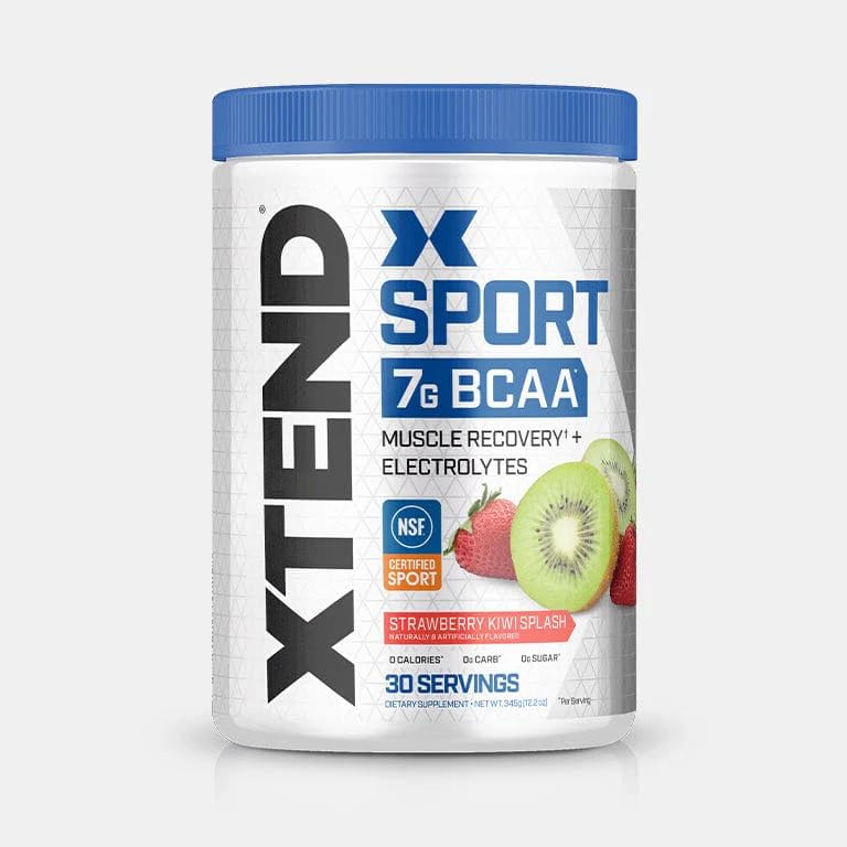 Nutrition facts panel for XTEND BCAA powder