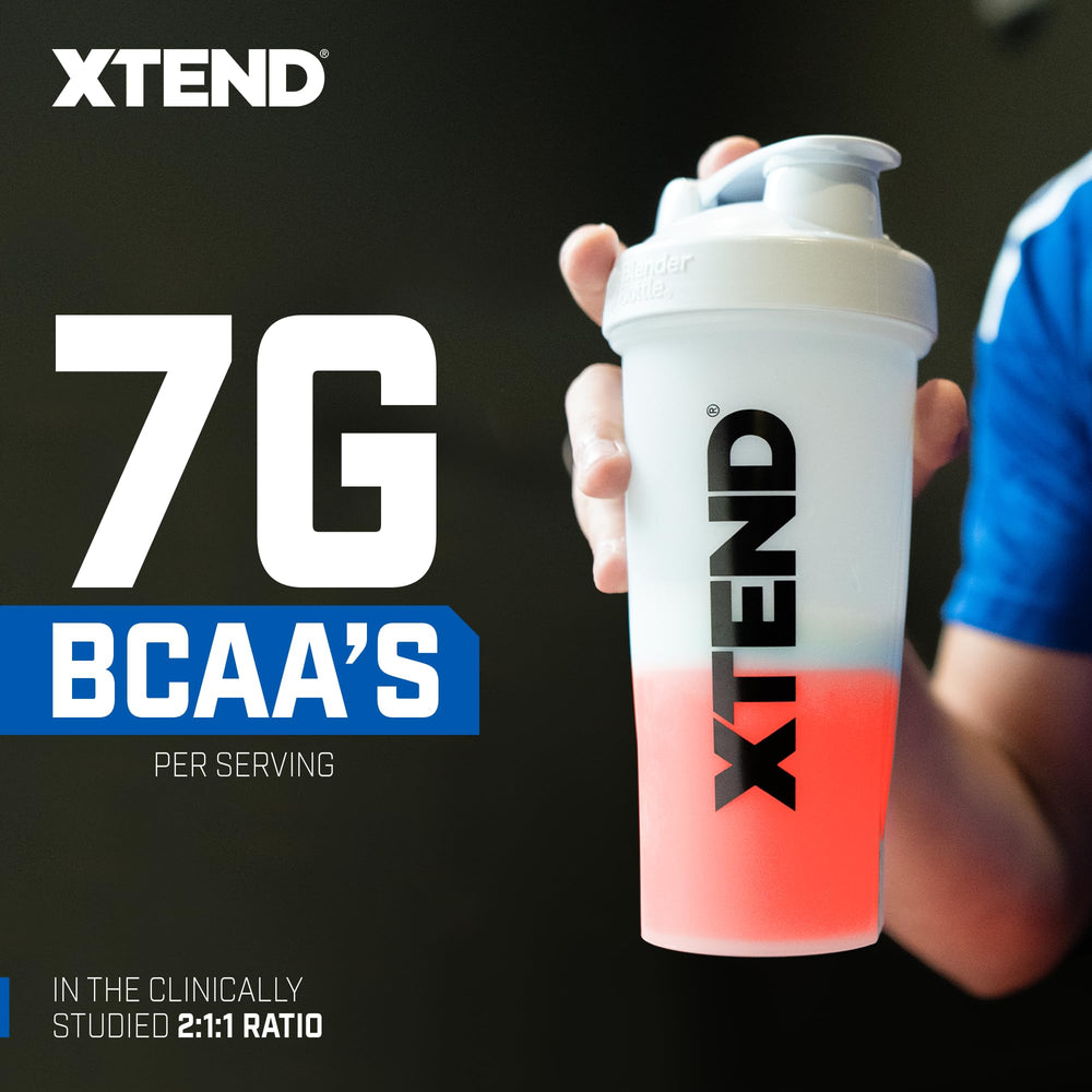 XTEND BCAA powder Strawberry Kiwi Splash tub
