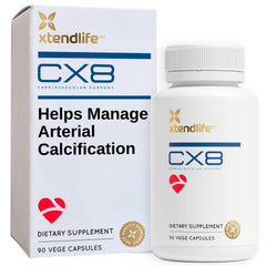Xtendlife CX8 heart health supplement bottle with label