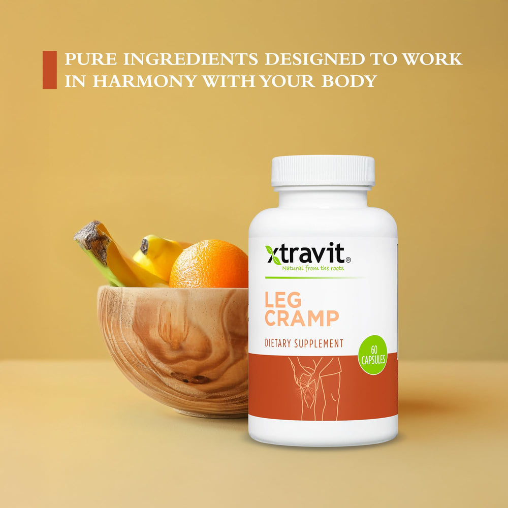 Xtravit Leg Cramp packaging and certifications