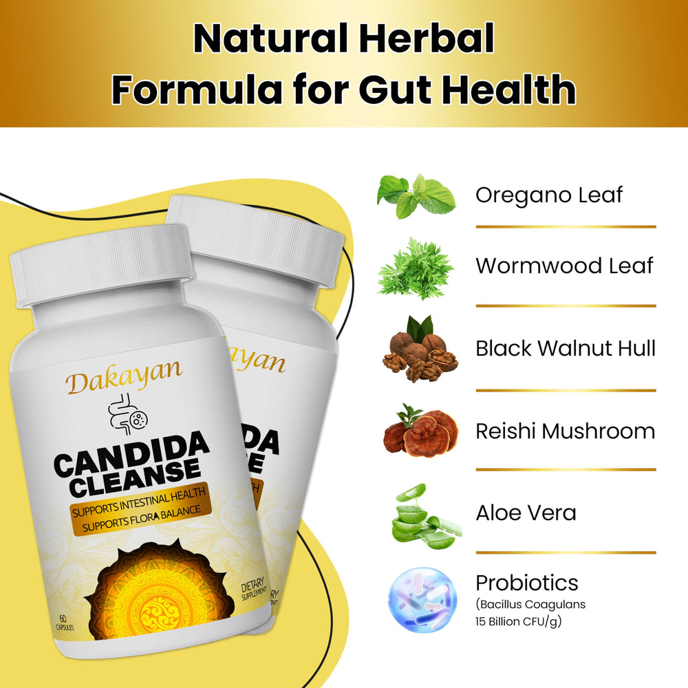 Xucivik Advanced Candida Cleanse packaging shot communicates vegan-friendly, cGMP manufacturing standards.