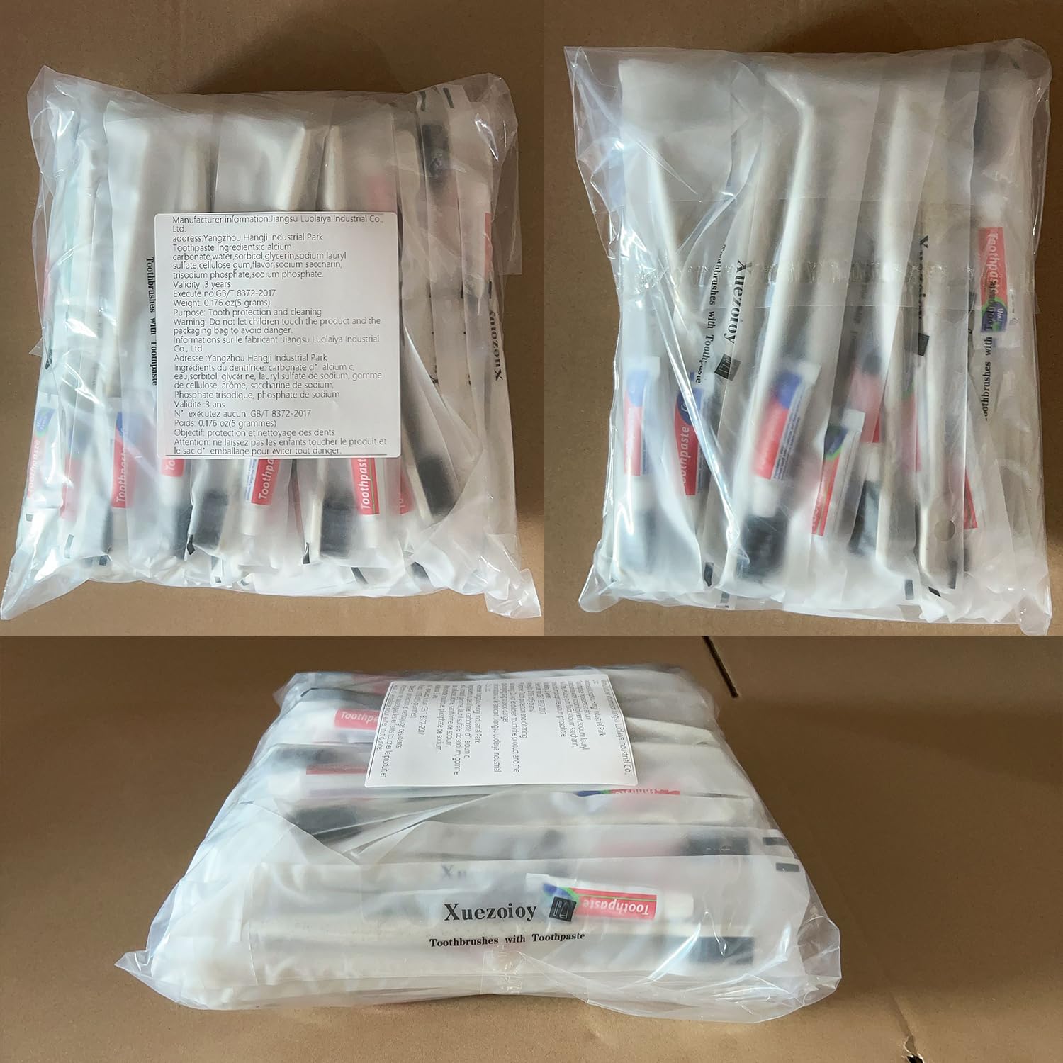 Hotel guest amenities: Xuezoioy toothbrushes with toothpaste — image 8