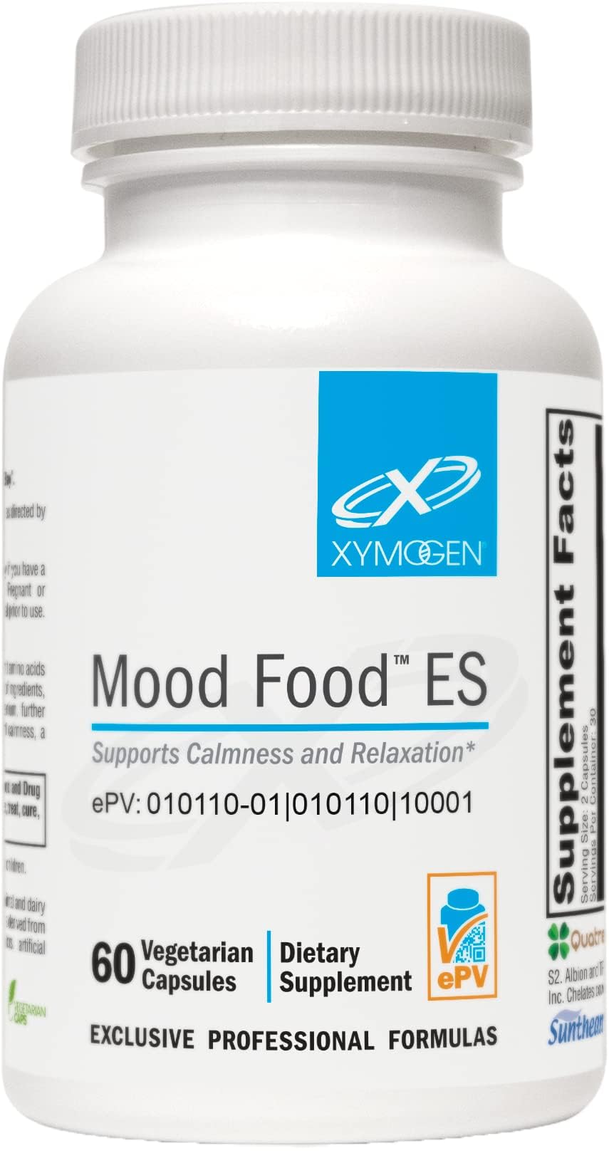 XYMOGEN Mood Food ES bottle – front view