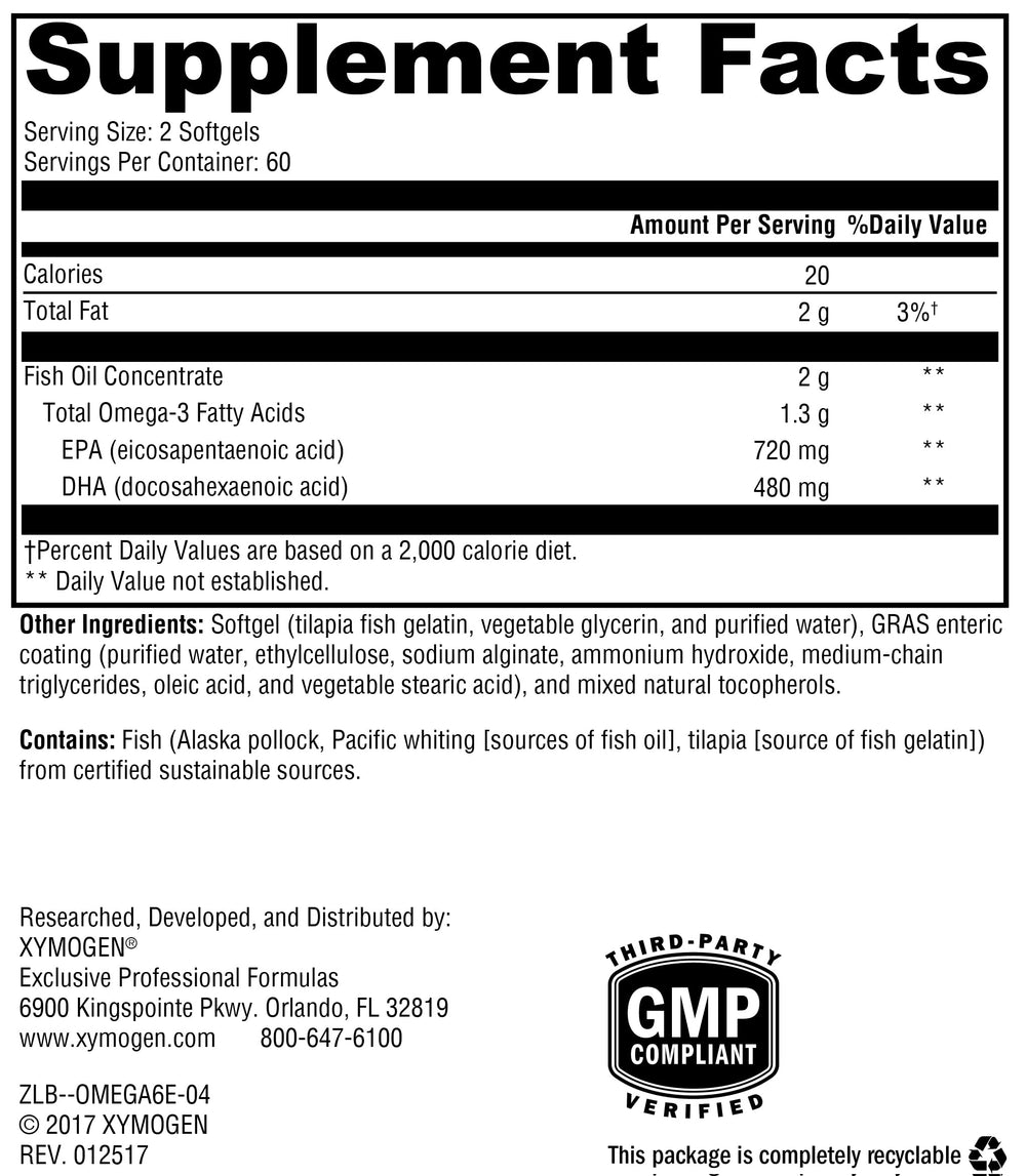 OmegaPure 600 EC supporting brain and nervous system function