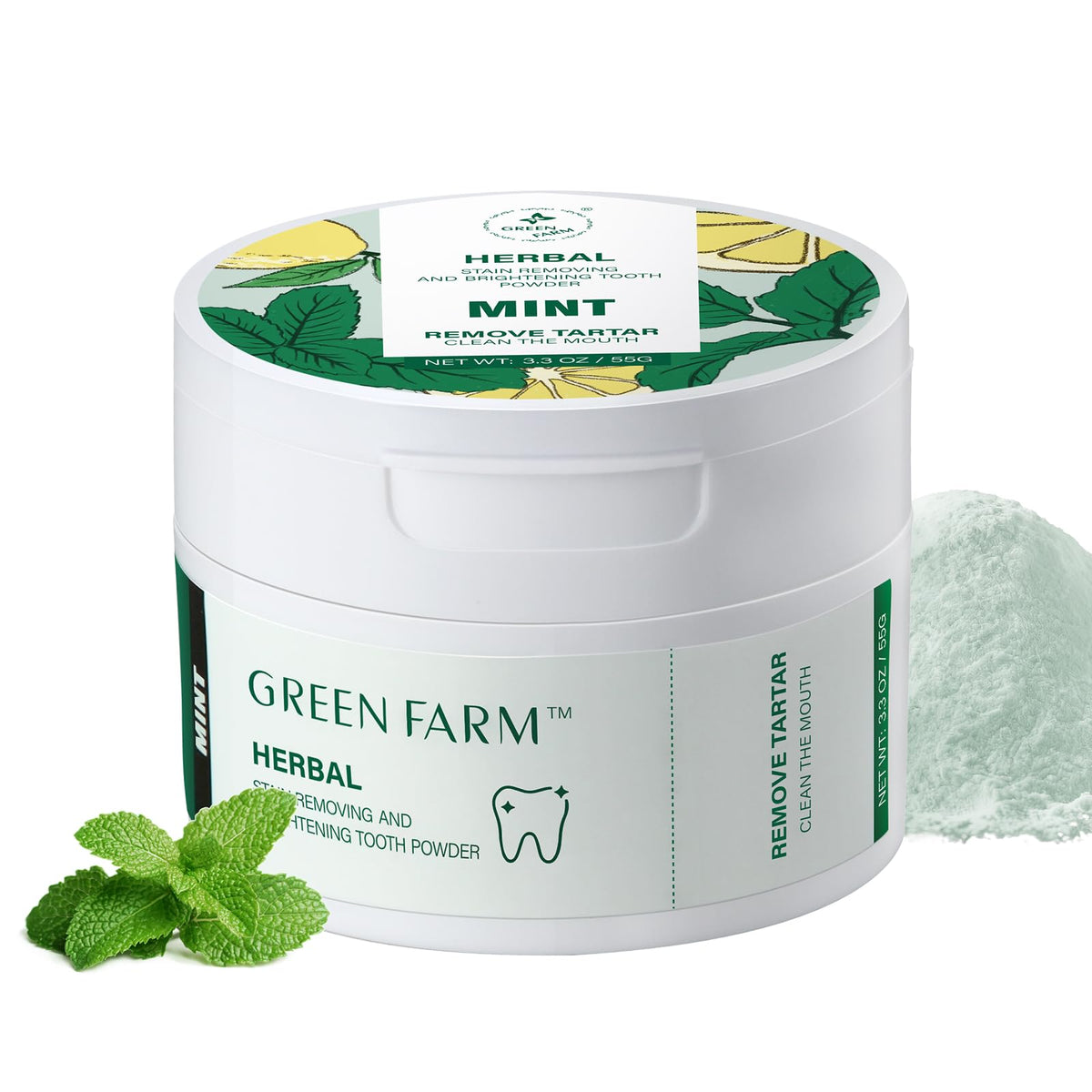 Hero image of Xylitol Tooth Powder in jar