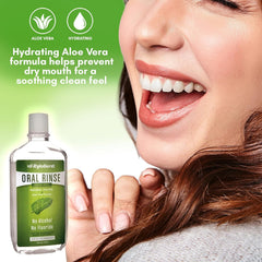 Xyloburst mouthwash for dry mouth with aloe vera