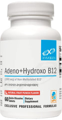 XYMOGEN Adeno+Hydroxo B12 lozenges front
