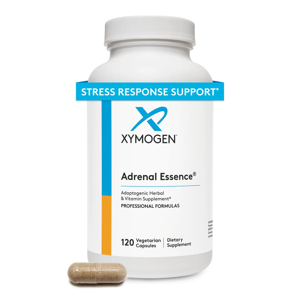 XYMOGEN Adrenal Essence bottle and label - front view