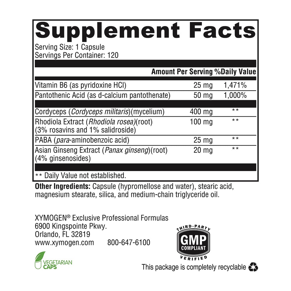 Product packaging and bottle with label close-up