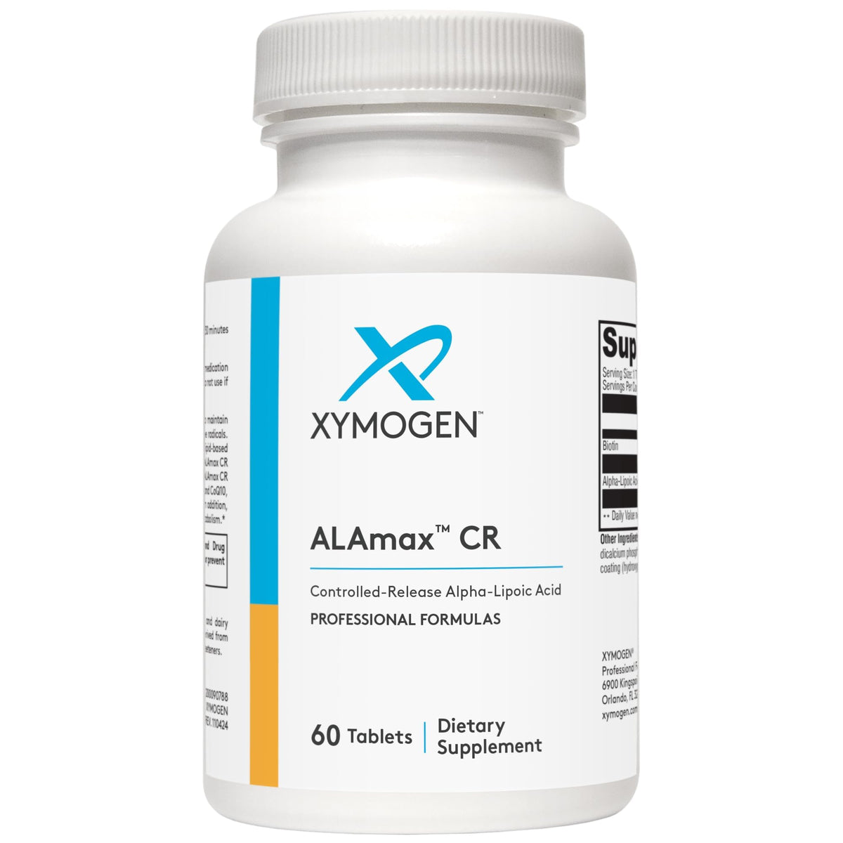 XYMOGEN ALAmax CR 600mg tablet bottle and packaging