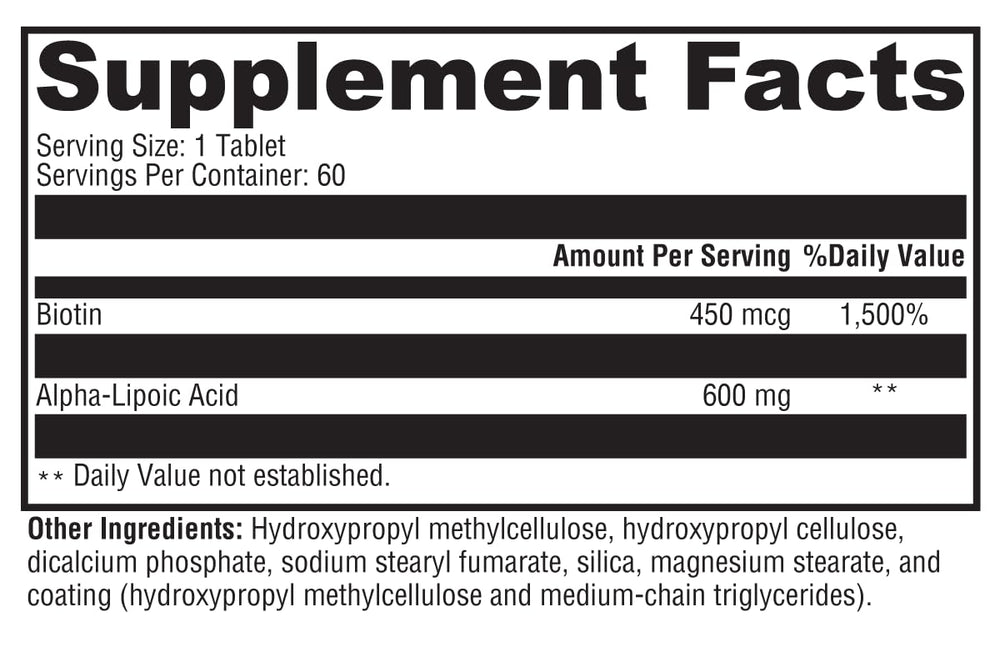 Close-up of ALAmax CR 600mg tablet showing controlled-release coating