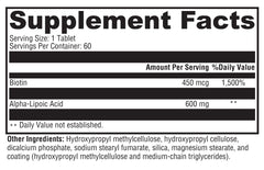Close-up of ALAmax CR 600mg tablet showing controlled-release coating