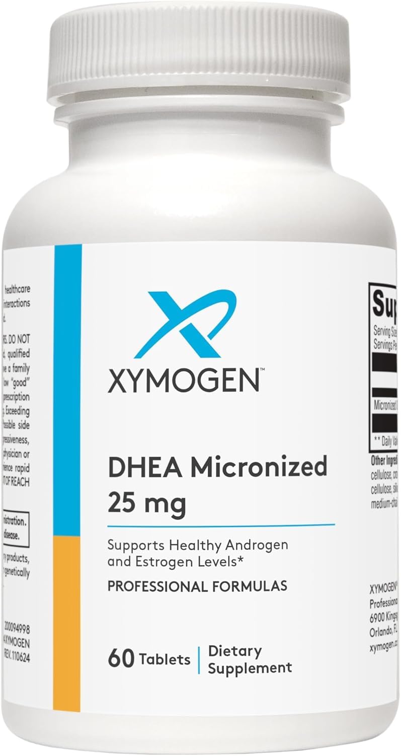 XYMOGEN DHEA 25 mg bottle front label
