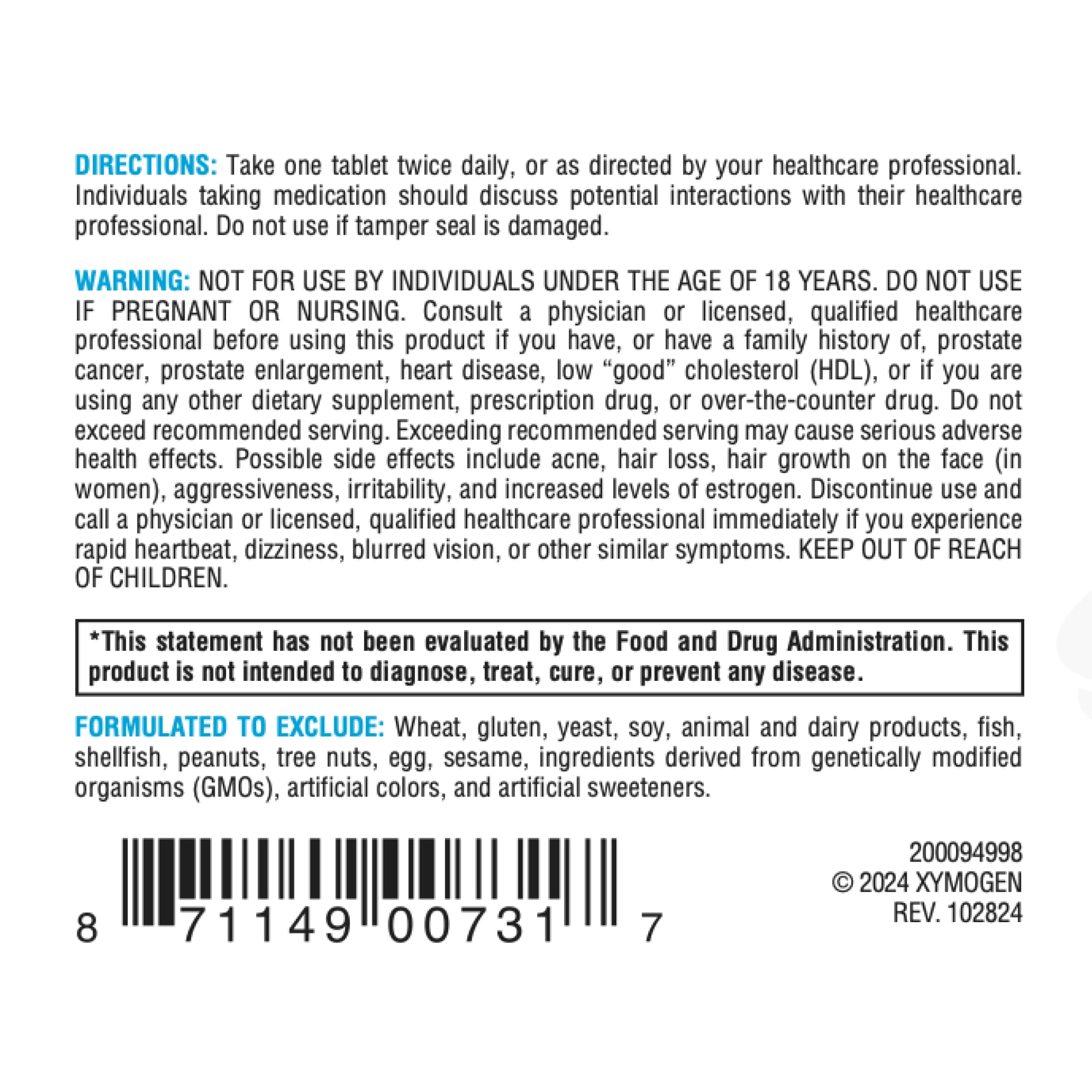 Dietary restrictions graphic highlighting gluten-free and dairy-free