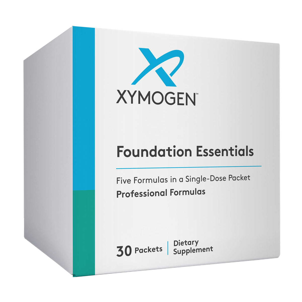 Box of XYMOGEN Foundation Essentials 5-product packets
