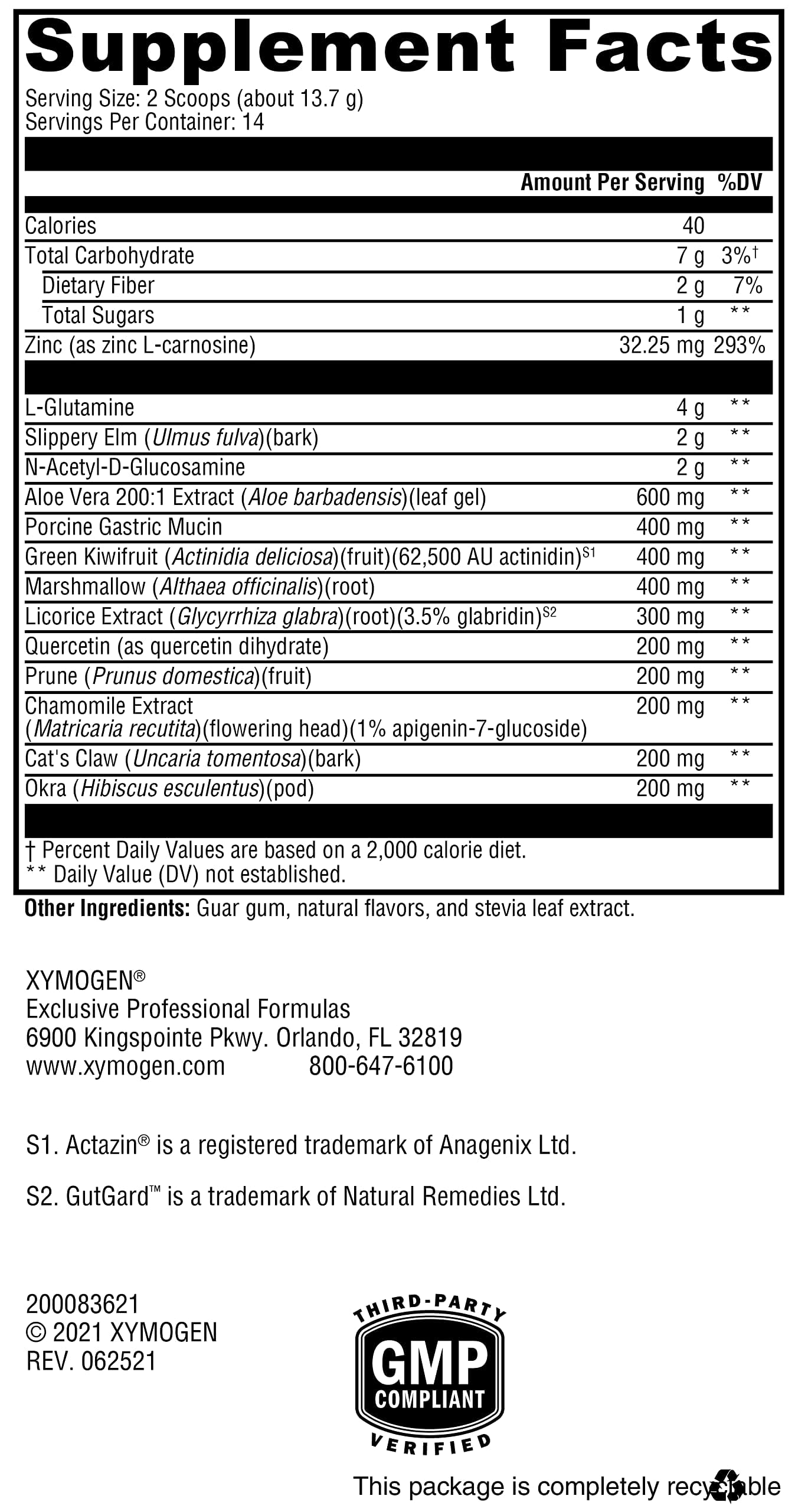 Close-up of GI Balance Powder powder texture