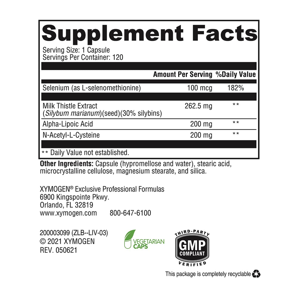 Ingredient list and capsule arrangement