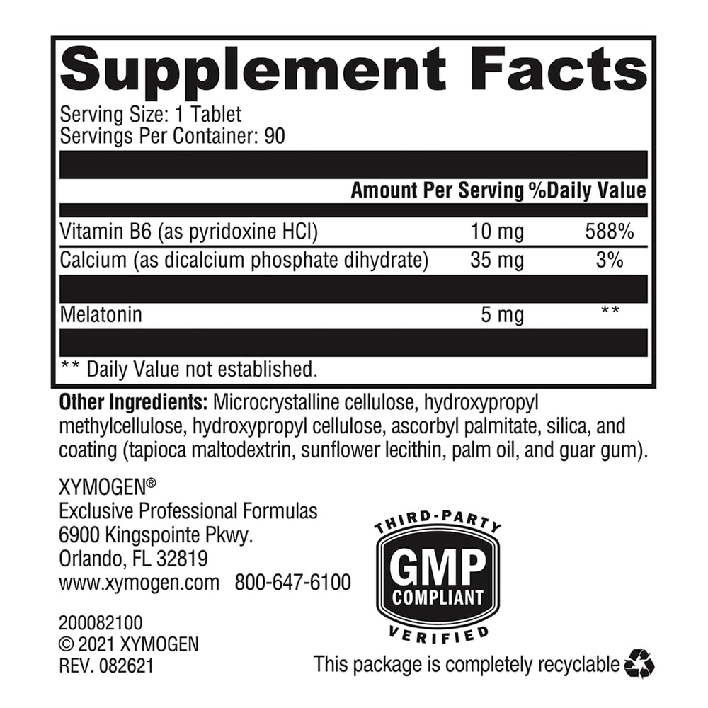 Diagram illustrating biphasic time-release delivery of Melatonin CR