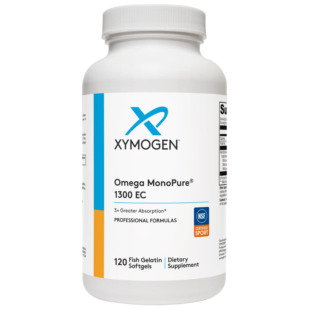 XYMOGEN Omega MonoPure 1300 EC bottle label