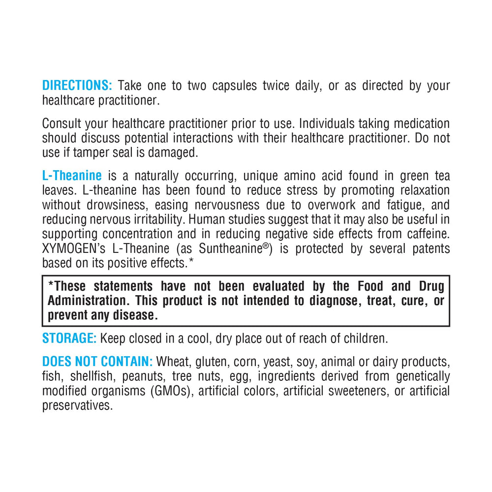 Graphic highlighting Suntheanine patent and benefits