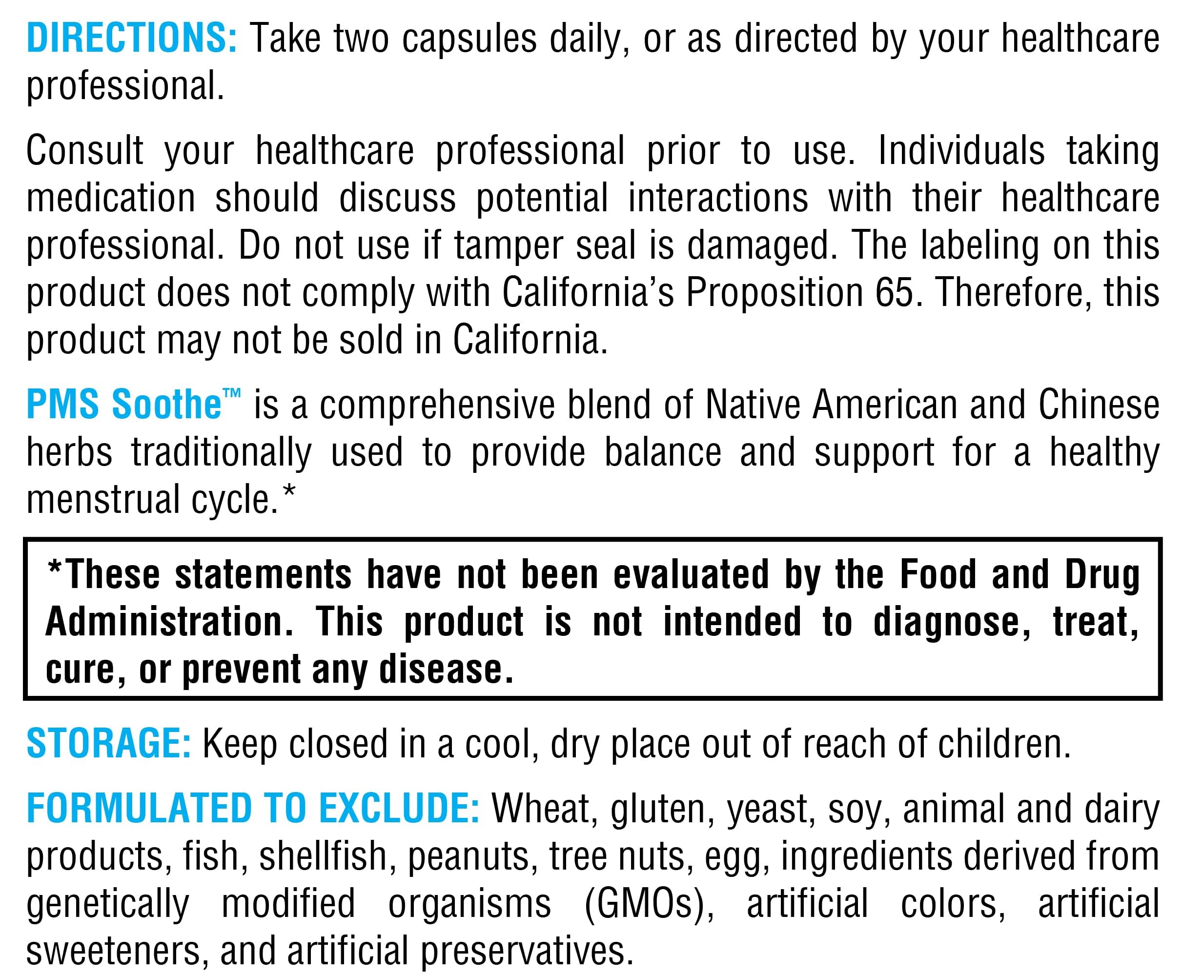 Ginger and Licorice Root components in the PMS Soothe blend