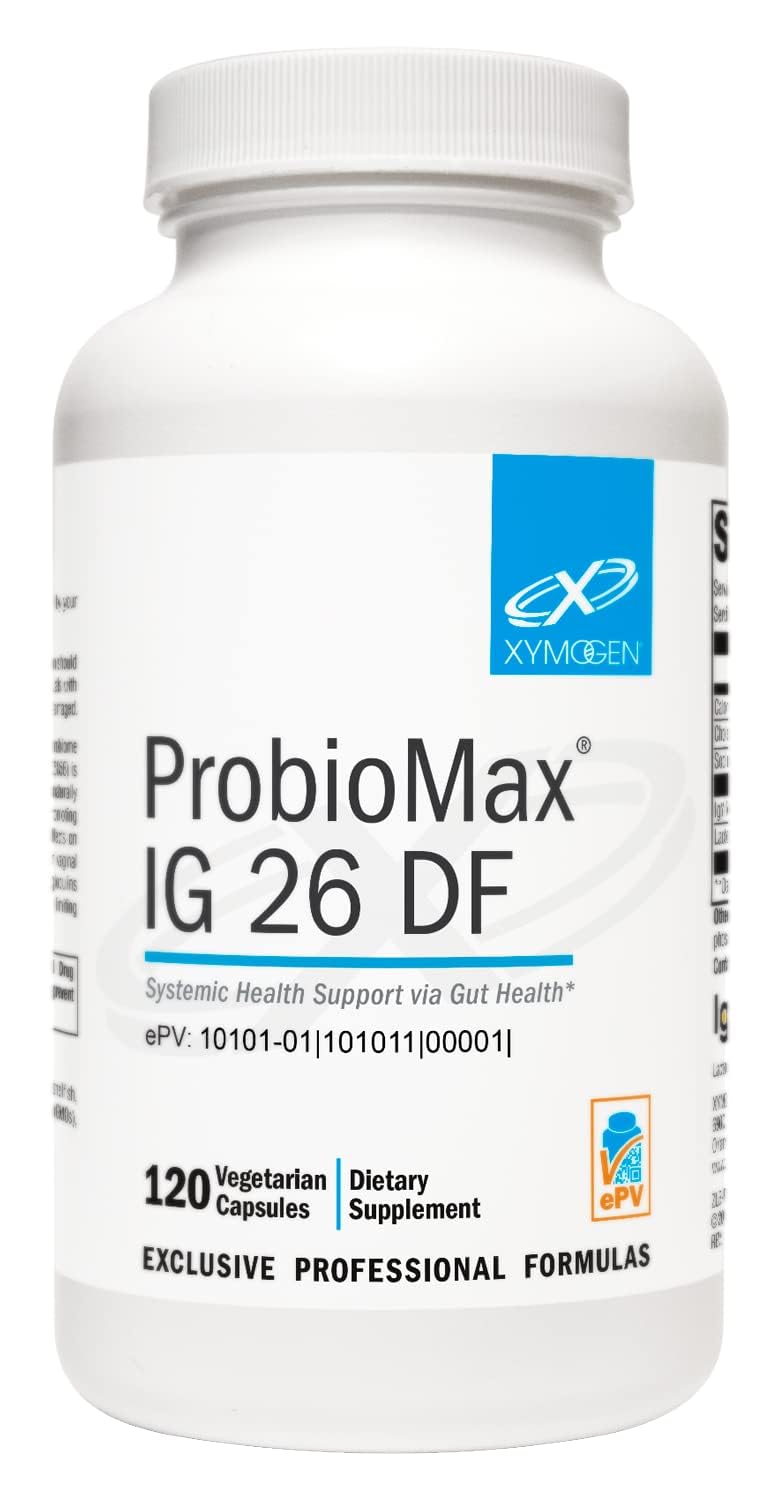 XYMOGEN ProbioMax IG 26 bottle label