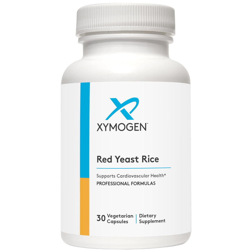 XYMOGEN Red Yeast Rice bottle and front label