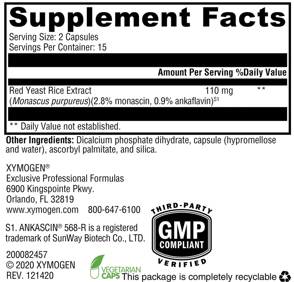 Third-party citrinin-free seal on packaging