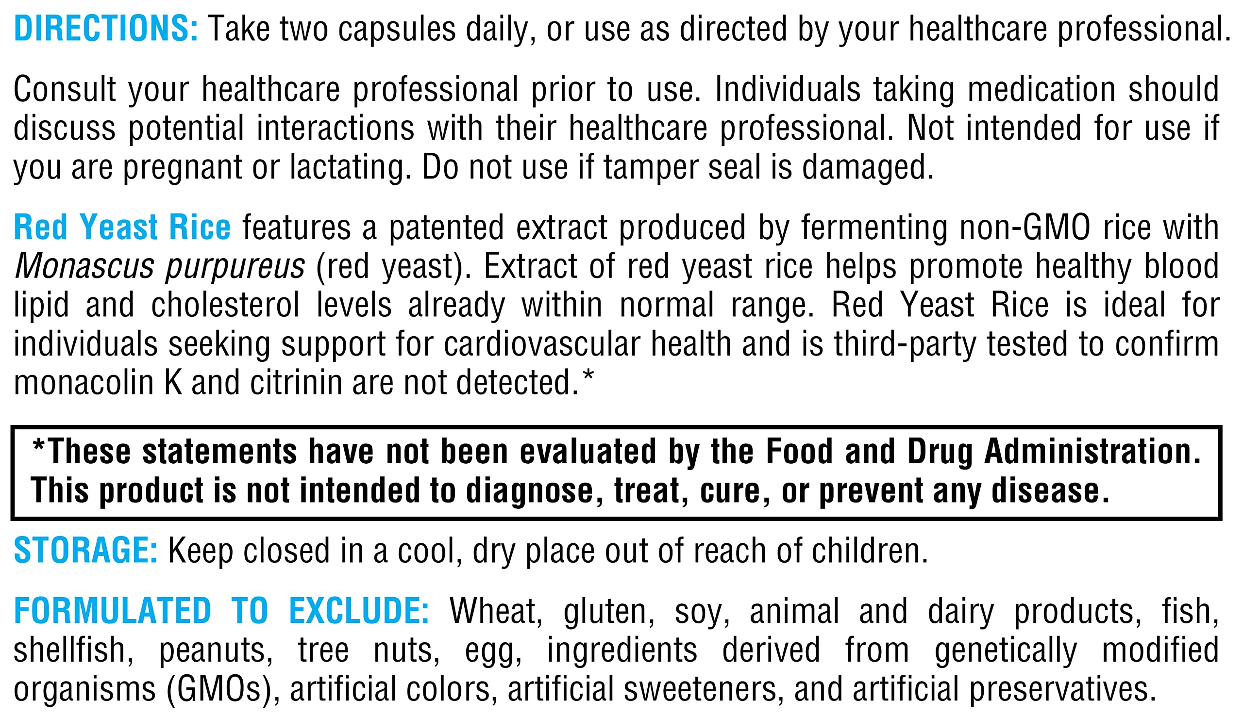 XYMOGEN Red Yeast Rice packaging box
