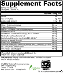 Bottle of XYMOGEN GI Balance on a white background