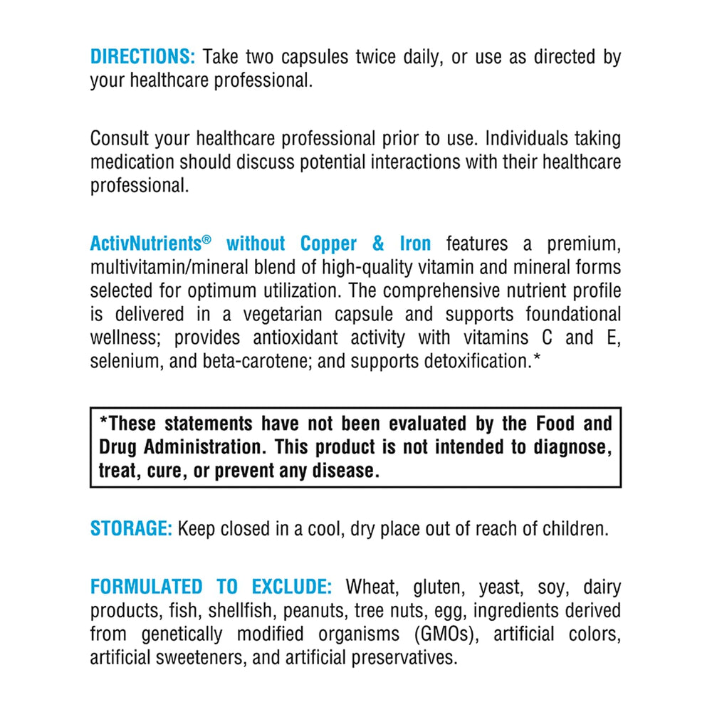 Detox support and energy minerals visual