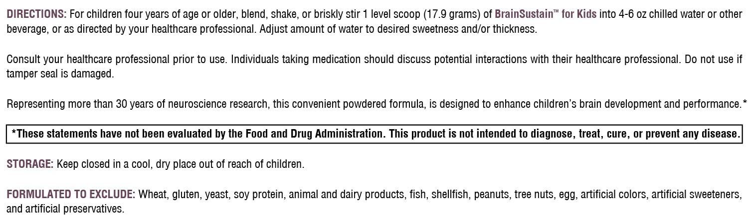 Usage concept image showing XYMOGEN BrainSustain for Kids