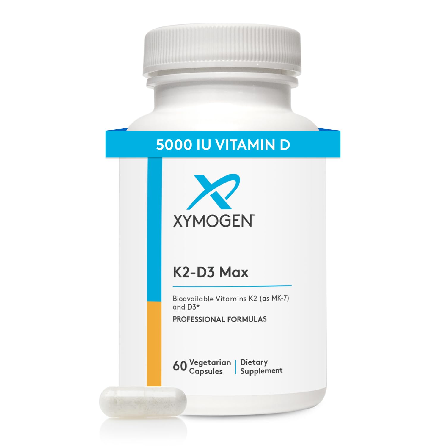 XYMOGEN K2-D3 Max bottle and packaging