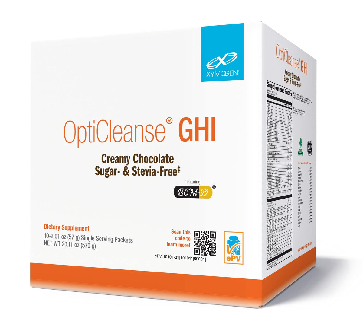 OptiCleanse GHI Detox Creamy Chocolate bottle and packaging - image 1 of 7