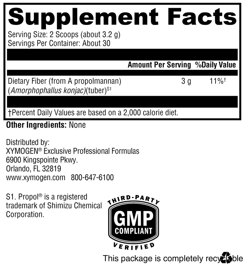 Natural ingredients concept for OptiFiber Lean