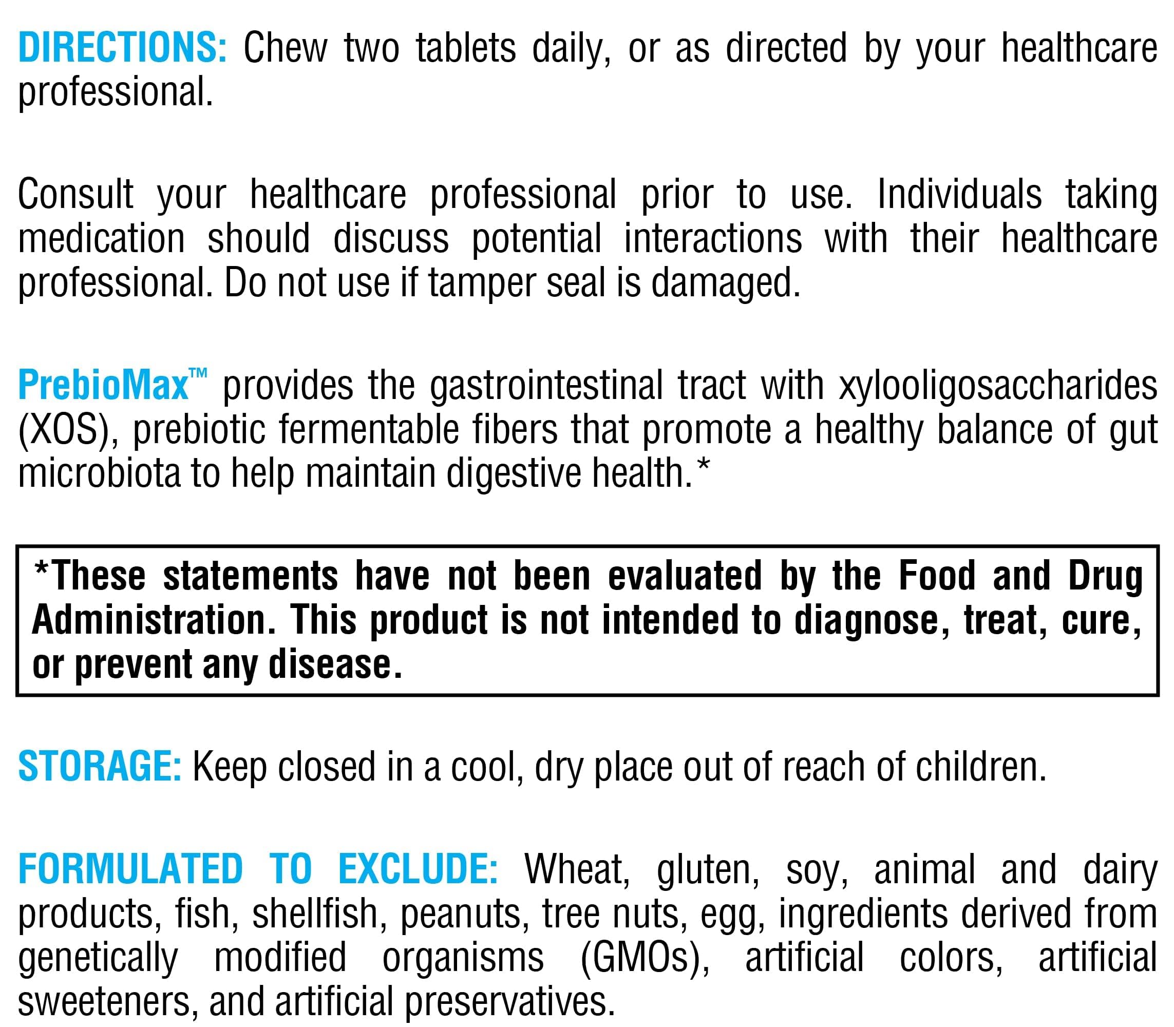 XYMOGEN single tablet in hand demonstrating portable chewable convenience