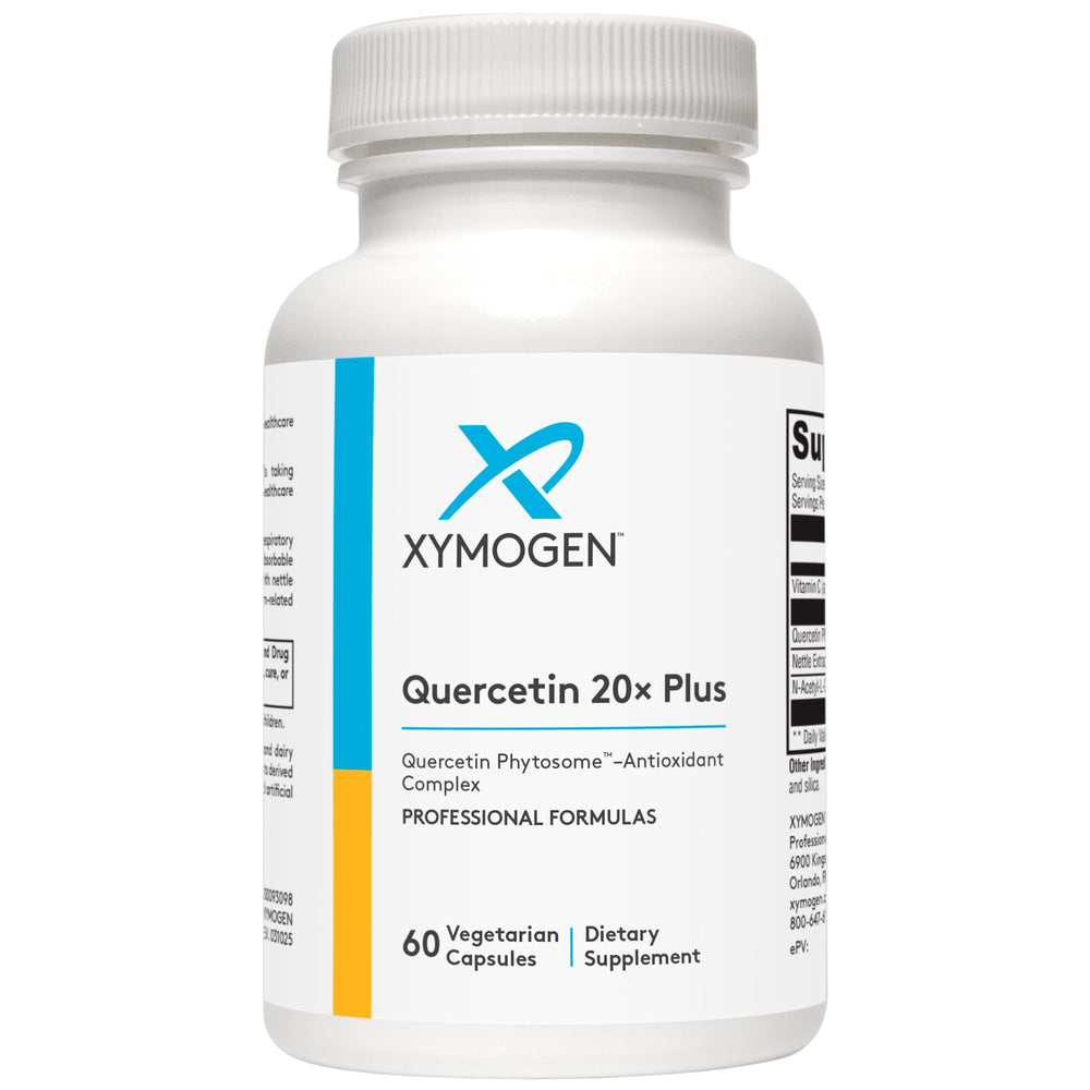 XYMOGEN Quercetin 20× Plus bottle front view