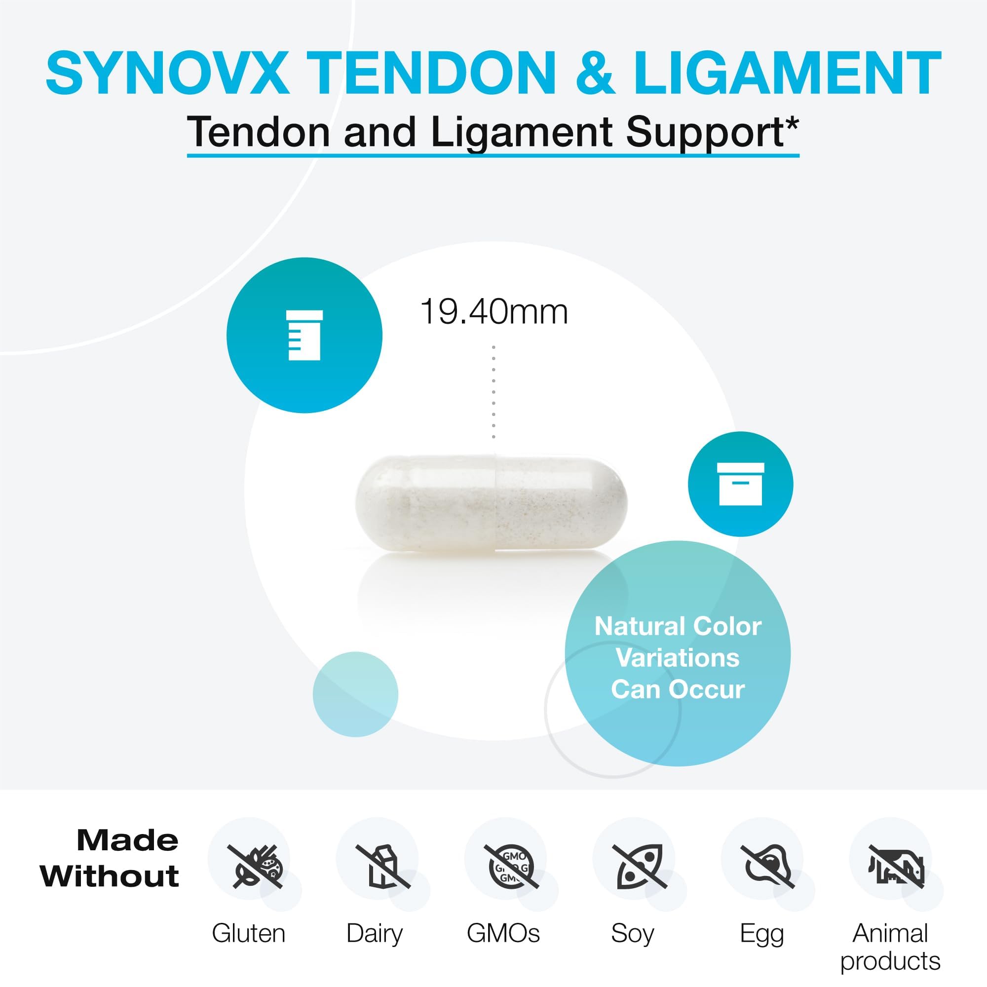 XYMOGEN SynovX Tendon & Ligament bottle back view
