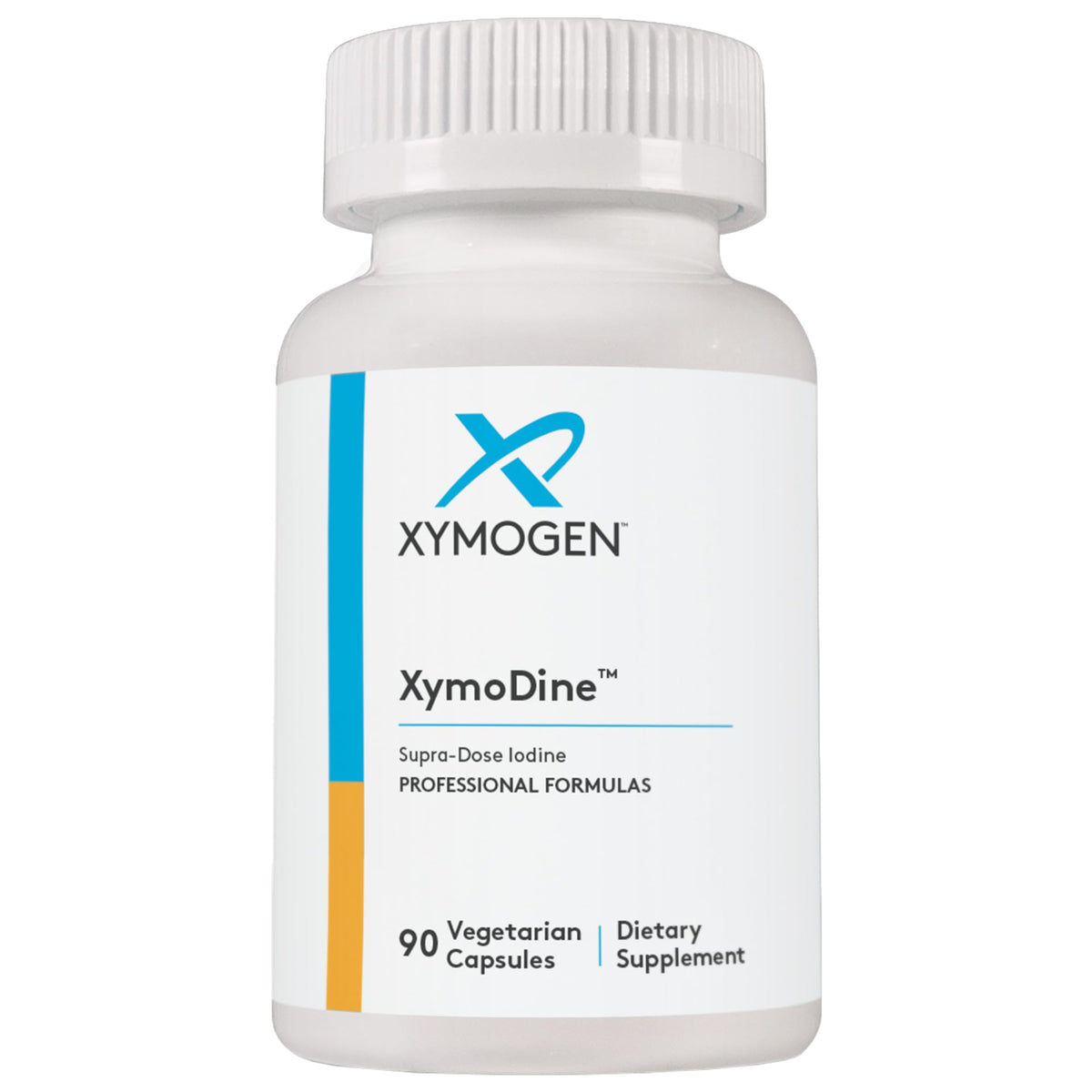 Front view of XYMOGEN XymoDine Iodine Supplement bottle