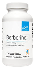 Bottle of XYMOGEN Berberine HCL 1000mg capsules